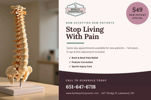 Now Accepting New Patients Chiropractic