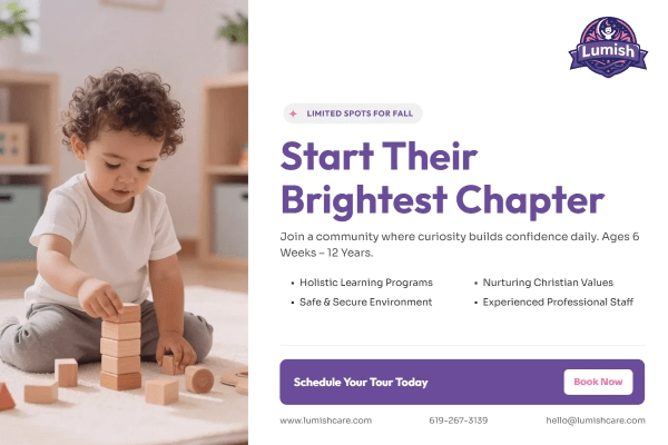 Now Enrolling Daycare