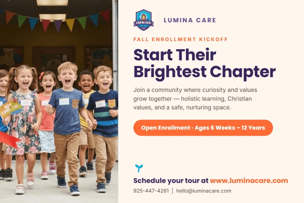 Now Enrolling Daycare