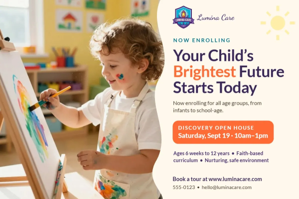 Now Enrolling Daycare