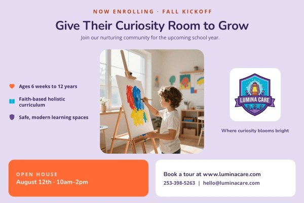 Now Enrolling Daycare