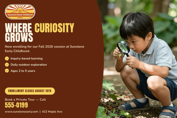 Now Enrolling Preschool