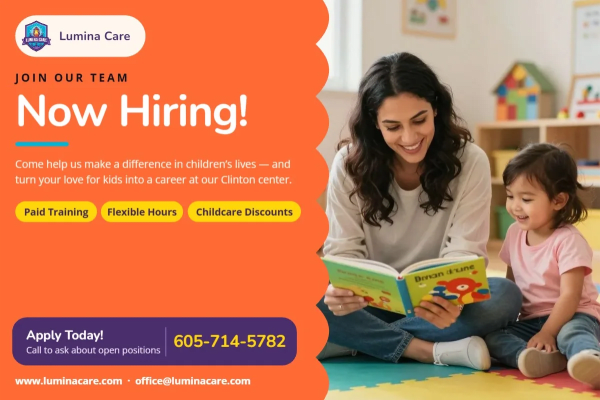 Now Hiring Daycare