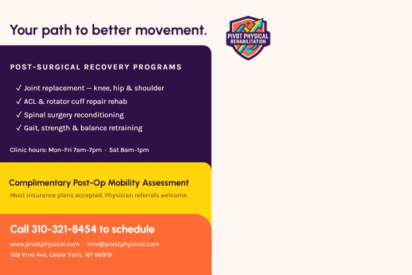 Post-Surgery Rehabilitation Physical Therapy Side 2 Image