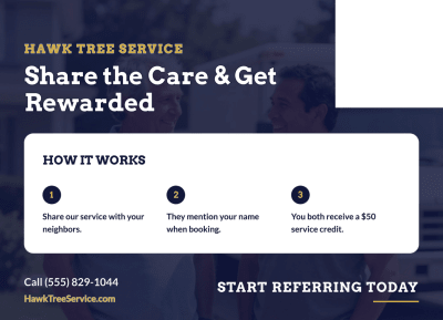 Referral Program Tree Service Side 2 Image