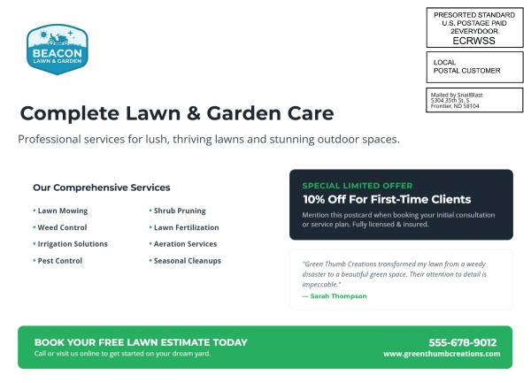 Residential Lawn Care Side 2 Image