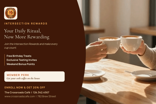 Rewards Program Coffee Shop