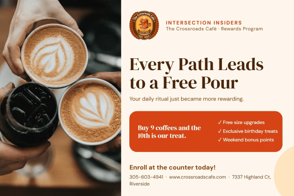 Rewards Program Coffee Shop