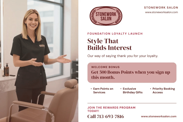 Rewards Program Hair Salon