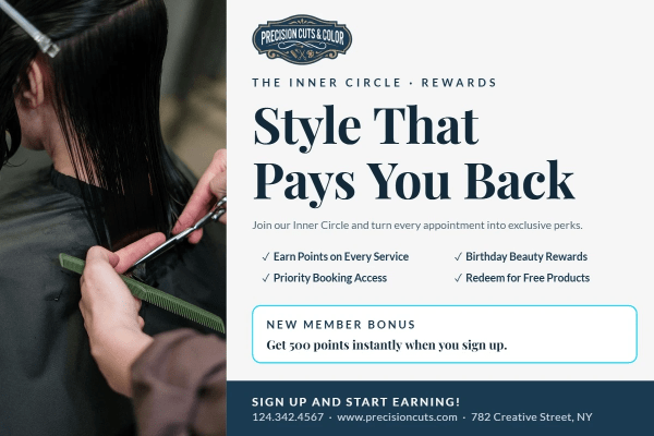 Rewards Program Hair Salon