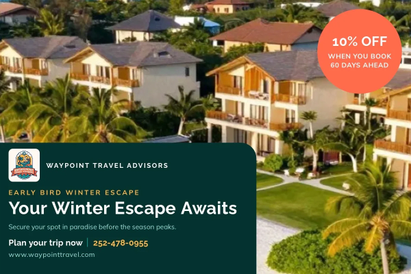 Sales Promotion Resort Postcard Template 