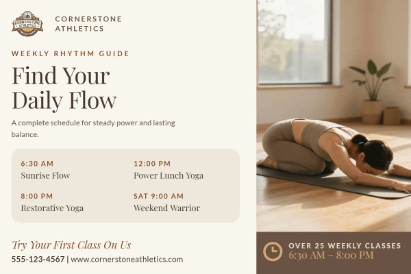 Schedule Yoga