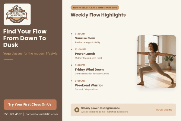 Schedule Yoga