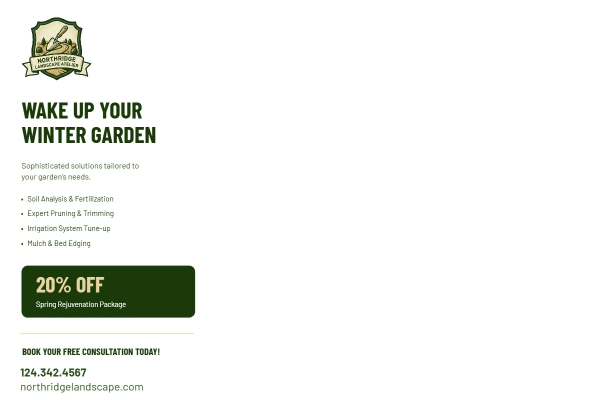 Seasonal Promotion Landscaping Side 2 Image