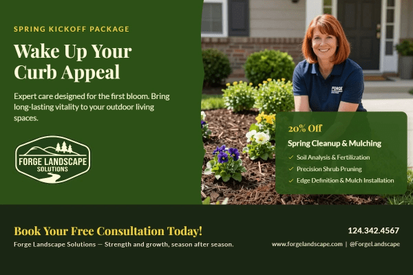 Seasonal Promotion Landscaping Side 1 Image