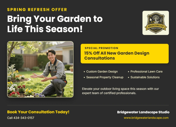 Seasonal Promotion Landscaping Side 1 Image