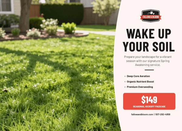 Seasonal Promotion Lawn Care Side 1 Image