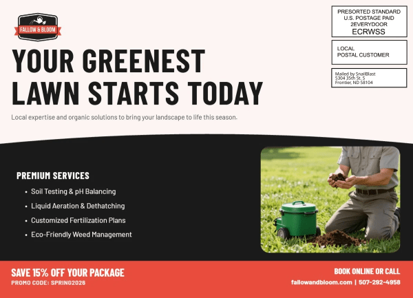 Seasonal Promotion Lawn Care Side 2 Image