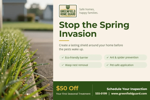 Seasonal Promotion Pest Control