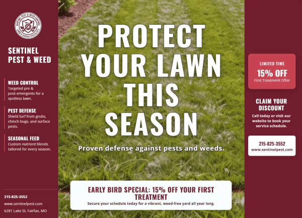 Seasonal Promotion Pest & Weed Control