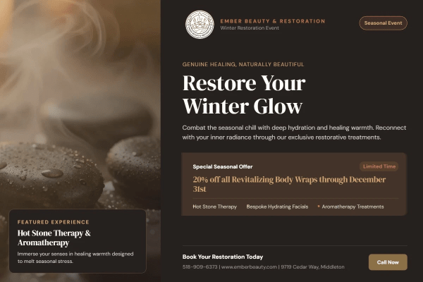 Seasonal Promotion Spa