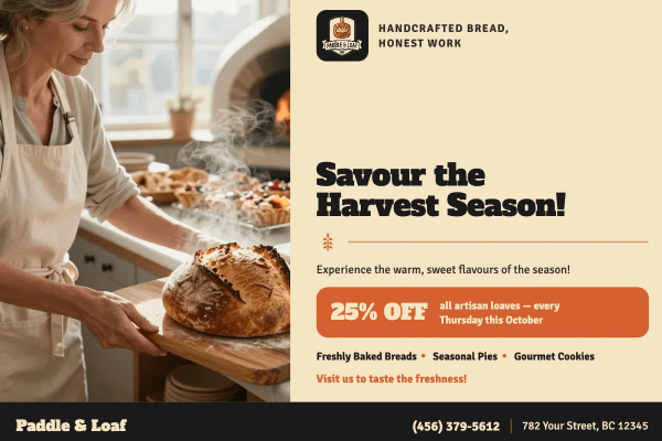 Seasonal Sale Bakery