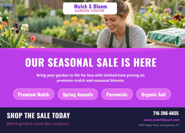 Seasonal Sale Garden Center Side 1 Image