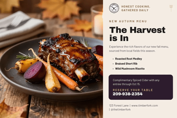 Seasonal Sale Restaurant