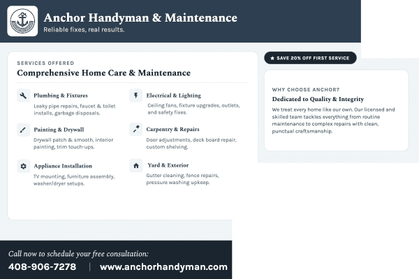 Services Offered Handyman Side 2 Image