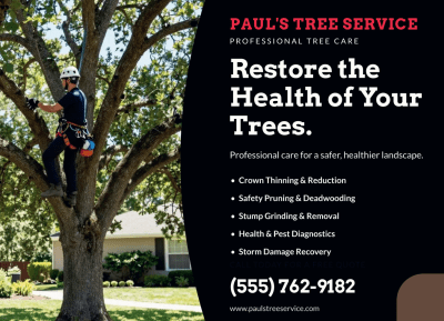 Services Offered Tree Service Side 1 Image