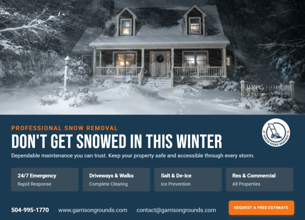 Snow Removal Lawn Care Side 1 Image