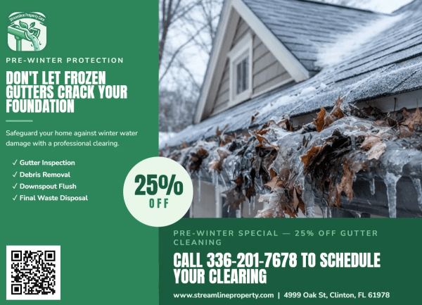 Special Offer Gutter Cleaning Side 1 Image