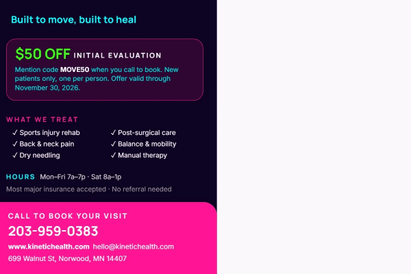 Special Offer Physical Therapy Side 2 Image