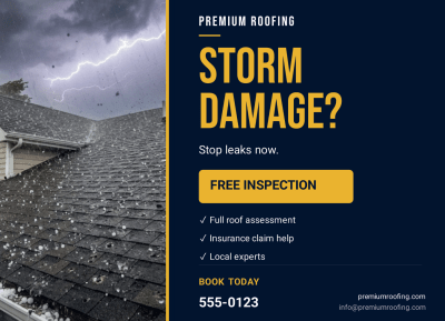 Storm Damage Roofing Side 1 Image