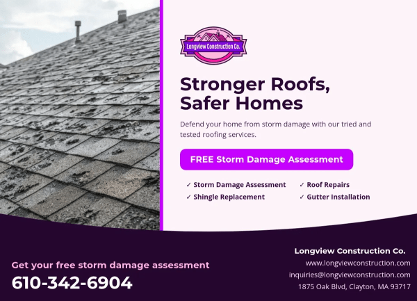 Storm Damage Roofing Side 1 Image