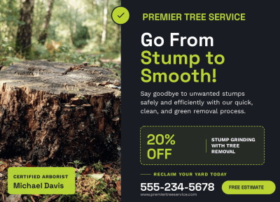 Stump Grinding Tree Service Side 1 Image