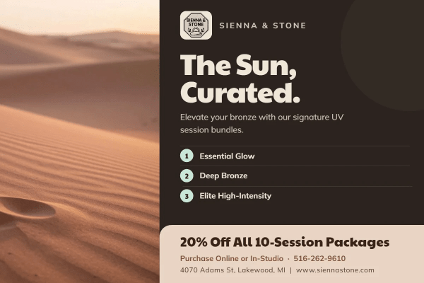 UV Bed Packages Tanning Salon