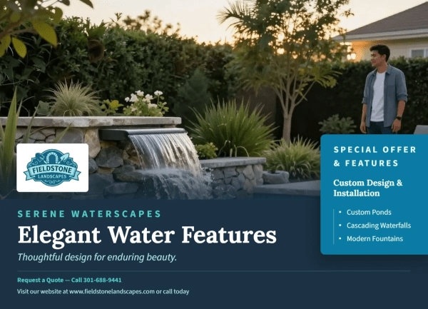 Water Features Outdoor Living Side 1 Image