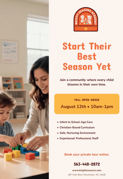 Now Enrolling Daycare