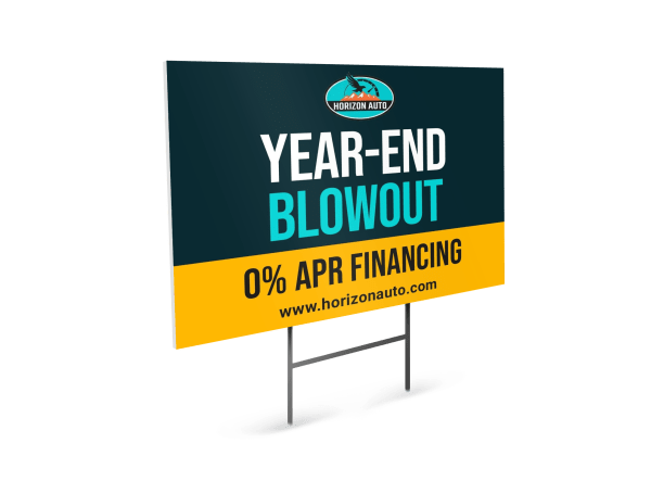 End-of-Year Sale Car Dealer