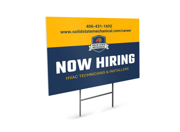 Main Now Hiring HVAC Image