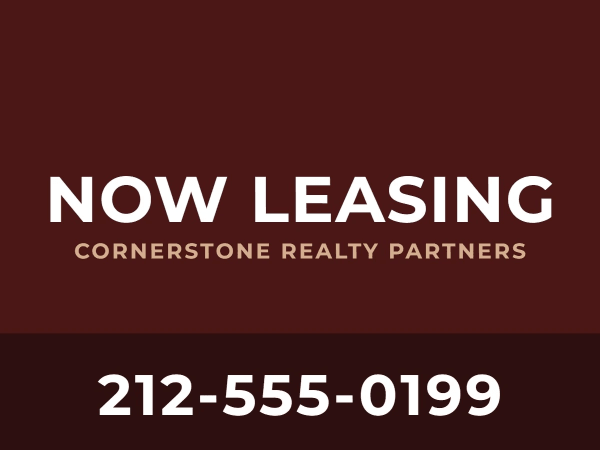 Now Leasing Property Management