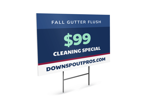 Seasonal Promotion Gutter Cleaning