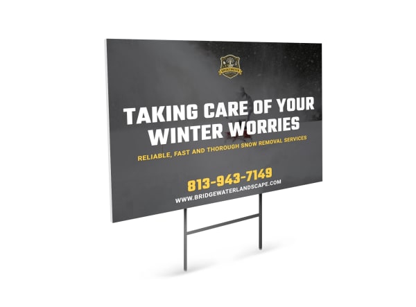 Main Snow Removal Landscaping Image