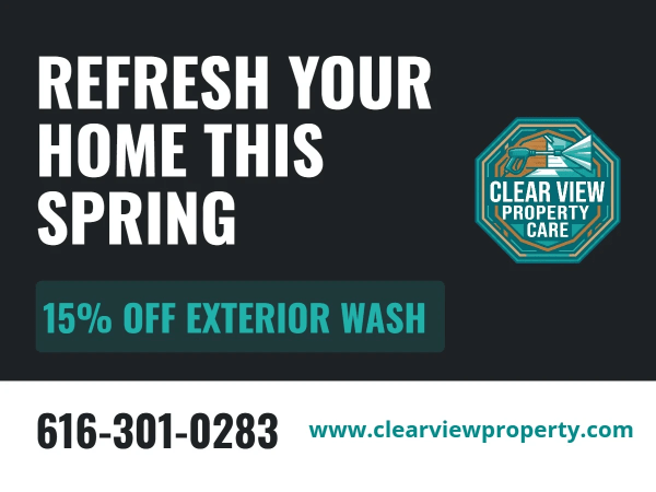 Spring Cleaning Pressure Washing