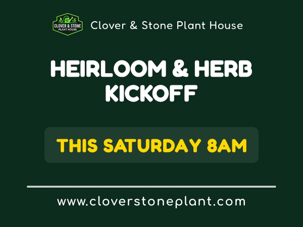 Spring Plant Sale Greenhouse